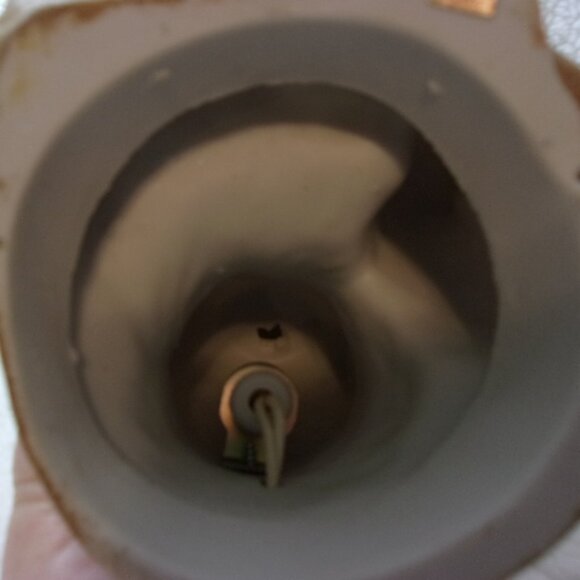 H-510 VINTAGE HAND PAINTED LENWILE CHINA ARDALT CHIMP W/2 BABY CHIMPS NIGHT LITE - Picture 7 of 12